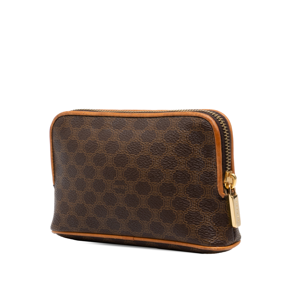 Pre-Loved Celine Macadam Coated Canvas Cosmetic Pouch - Picture 2 of 6